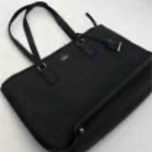 Kate Spade New York Womens Black Orchard Street Zipper Double Handles Tote Bag